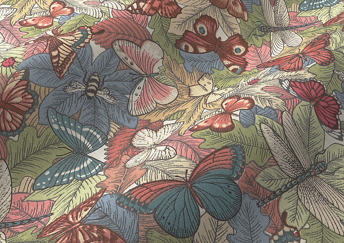 Botanist, Garnet - Twist&Fit Roman Blind - Image 4